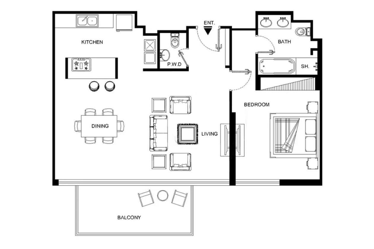 Lux - The Bluewater Island Suite Dubai Bagian luar foto